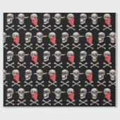 Papier Cadeau CAPITAINE MAYFLOWER'S Flag pour Billy One Hand (Plat)