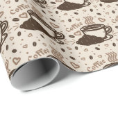 Papier Cadeau Caprice Café (Coin rond)
