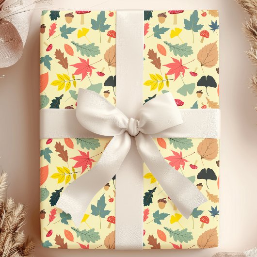 Papier Cadeau Caprice de la forêt automnale