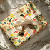 Papier Cadeau Caprice de la forêt automnale