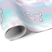 Papier Cadeau Capricorn Zodiac signe sur Mère style perle (Coin rond)