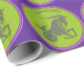 Papier Cadeau Capricorne Papier à enveloppement (Coin rond)