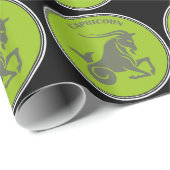 Papier Cadeau Capricorne Papier à enveloppement (Coin rond)