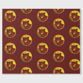 Papier Cadeau captivant les tigres (Plat)