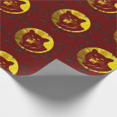Papier Cadeau captivant les tigres (Coin)