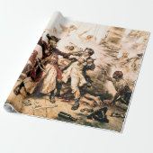 Papier Cadeau Capture, Barbe noire pirate, Revenge de la reine A (Déroulé)