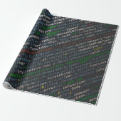 Papier Cadeau Capture d'écran des codes source (Déroulé)