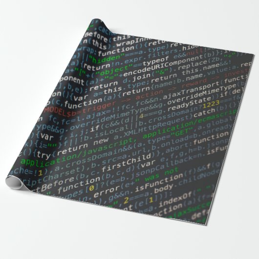 Papier Cadeau Capture d'écran des codes source (Déroulé)