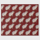 Papier Cadeau Capybara (Plat)