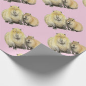 Papier Cadeau Capybara (Coin)