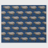 Papier Cadeau Capybara (Plat)