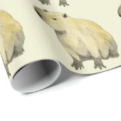 Papier Cadeau Capybara (Coin rond)