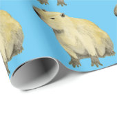 Papier Cadeau Capybara (Coin rond)