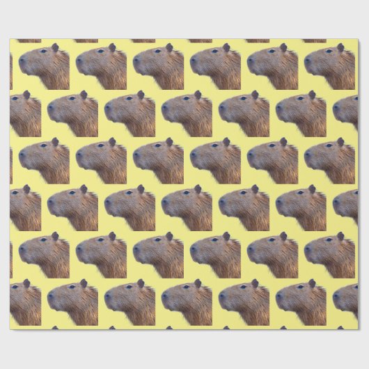 Papier Cadeau Capybara (Plat)