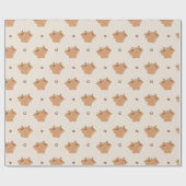 Papier Cadeau Capybara Couple (Plat)