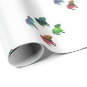 Papier Cadeau Capybaras de l'espace (Coin rond)