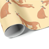 Papier Cadeau Caracals (Coin rond)