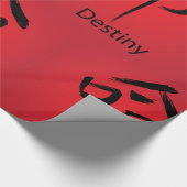 Papier Cadeau Caractère chinois Destiny
