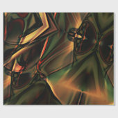 Papier Cadeau Caramel or aged woody (Plat)