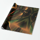 Papier Cadeau Caramel or aged woody (Déroulé)