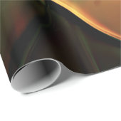 Papier Cadeau Caramel or aged woody (Coin rond)