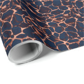 Papier Cadeau Carapace de Tortue de Luxe (Coin rond)