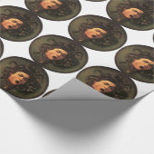 Papier Cadeau Caravaggio - méduse - illustration italienne (Coin)