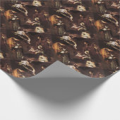 Papier Cadeau Caravaggio - nativité avec le St Francis et le St (Coin)