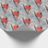 Papier Cadeau Cardinal Crimson (Coin)