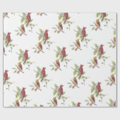 Papier Cadeau Cardinal du Nord par Audubon (Plat)