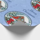 Papier Cadeau Cardinal Feast Blue (Coin)