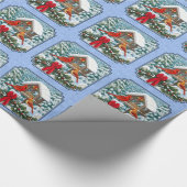 Papier Cadeau Cardinal Feast Blue (Coin)