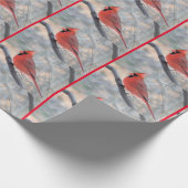 Papier Cadeau Cardinal Pose (Coin)