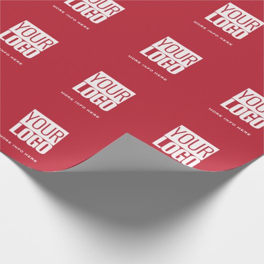 Papier Cadeau cardinal   red - custom logo  (Coin)