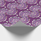Papier Cadeau Cardinal Red Rosace (Coin)