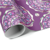 Papier Cadeau Cardinal Red Rosace (Coin rond)