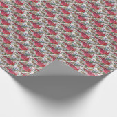 PAPIER CADEAU CARDINAL ROUGE (Coin)