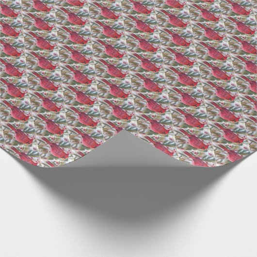 PAPIER CADEAU CARDINAL ROUGE (Coin)