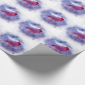 Papier Cadeau Cardinal rouge au Blizzard (Coin)