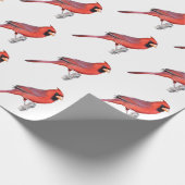 Papier Cadeau Cardinaux (Coin)