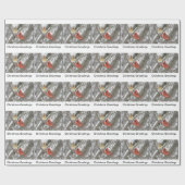 Papier Cadeau Cardinaux (Plat)