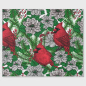Papier Cadeau Cardinaux 2 (Plat)