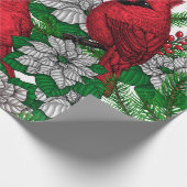 Papier Cadeau Cardinaux 2 (Coin)