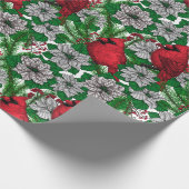 Papier Cadeau Cardinaux 2 (Coin)