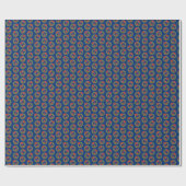 Papier Cadeau Cardinaux de Noël (Plat)