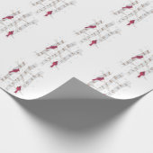 Papier Cadeau Cardinaux sur Aspen (Coin)