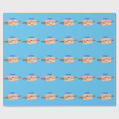 Papier Cadeau Caricature à pâte molle et à pâte molle (Plat)