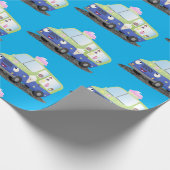 Papier Cadeau Caricature de camion de glace joli (Coin)