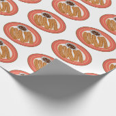 Papier Cadeau Caricature de Churro (Coin)