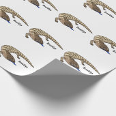 Papier Cadeau Caricature de lézard rouge (Coin)